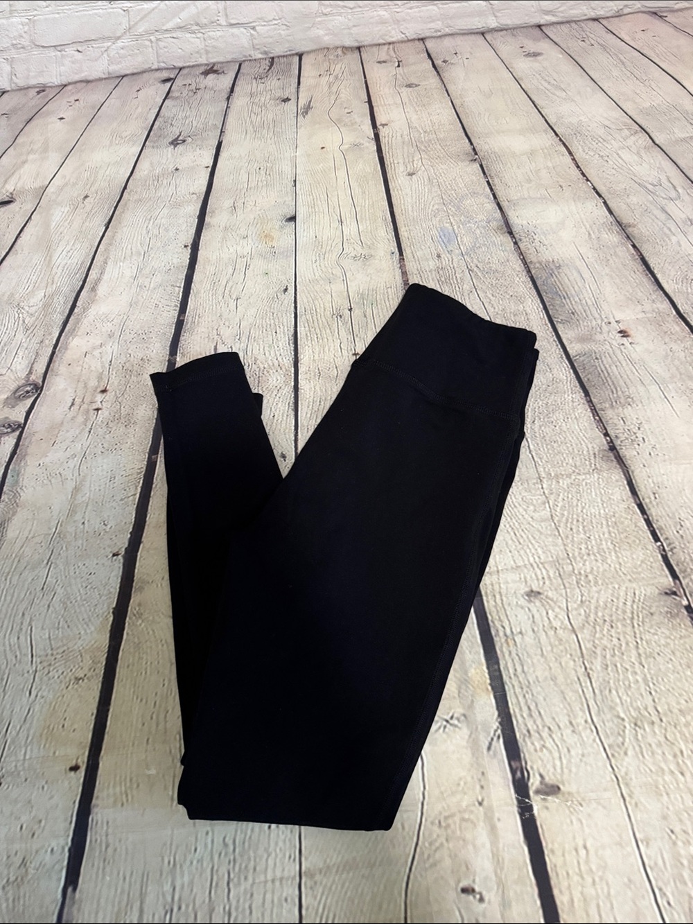 Black High-Waist Leggings - Solid Black by Mate the Label